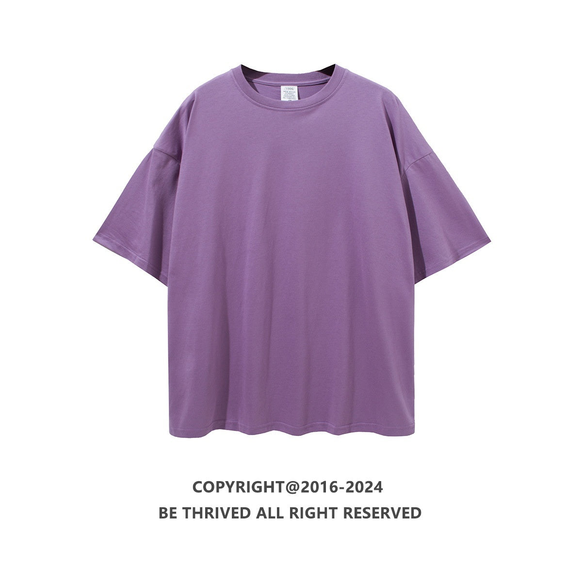 Loose Teen Solid Color Cotton Short Sleeve
