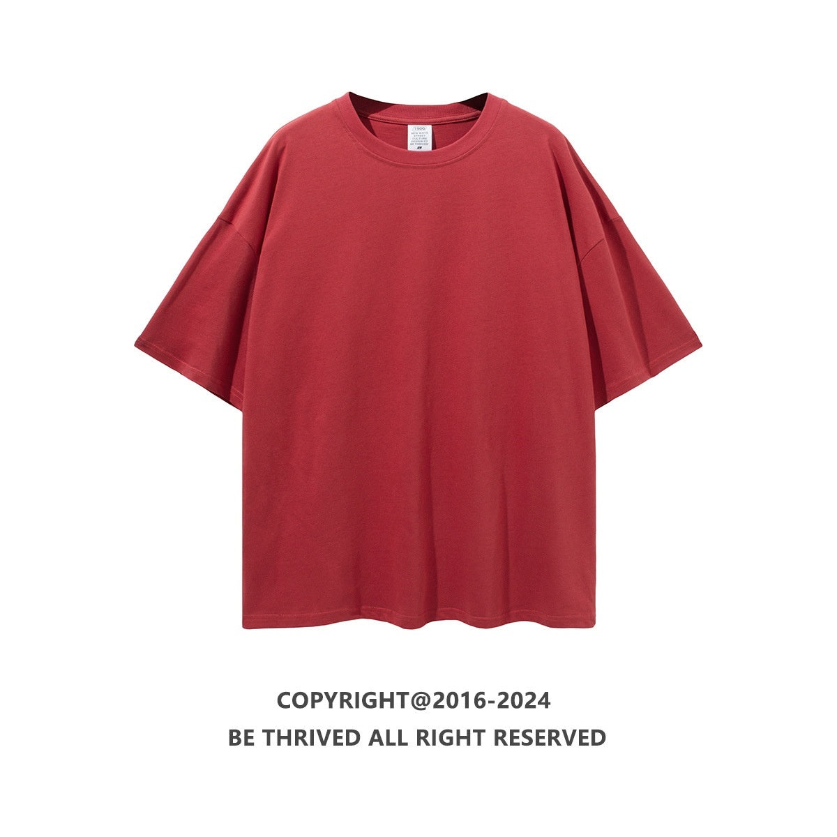 Loose Teen Solid Color Cotton Short Sleeve