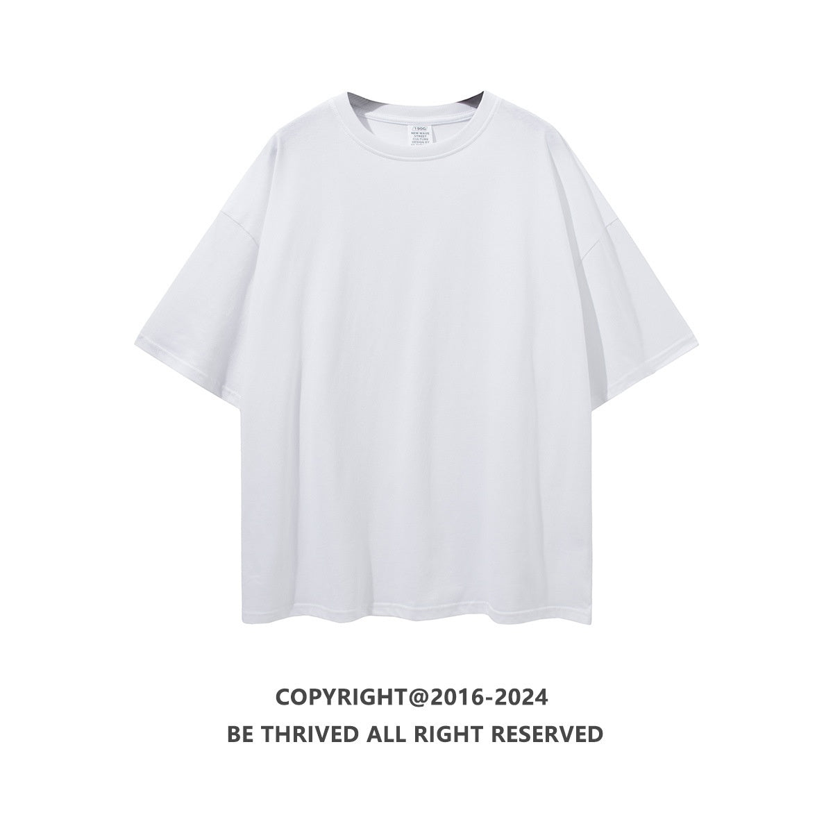 Loose Teen Solid Color Cotton Short Sleeve