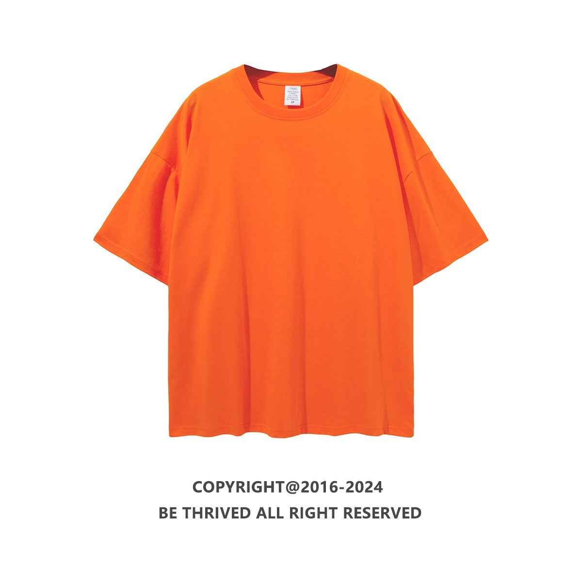 Loose Teen Solid Color Cotton Short Sleeve