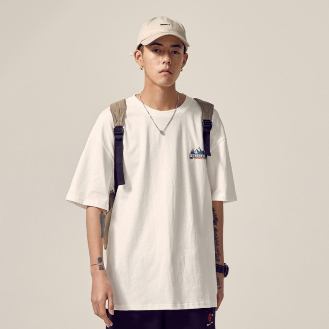 Plus Size Short-sleeved T-shirt Men's Summer New Loose Teen