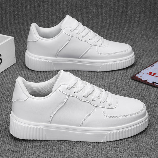 Comfortable Thick-soled Height-increasing Shoes With An Elevated Autumn Vibe