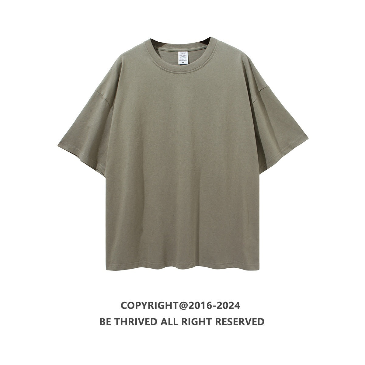 Loose Teen Solid Color Cotton Short Sleeve