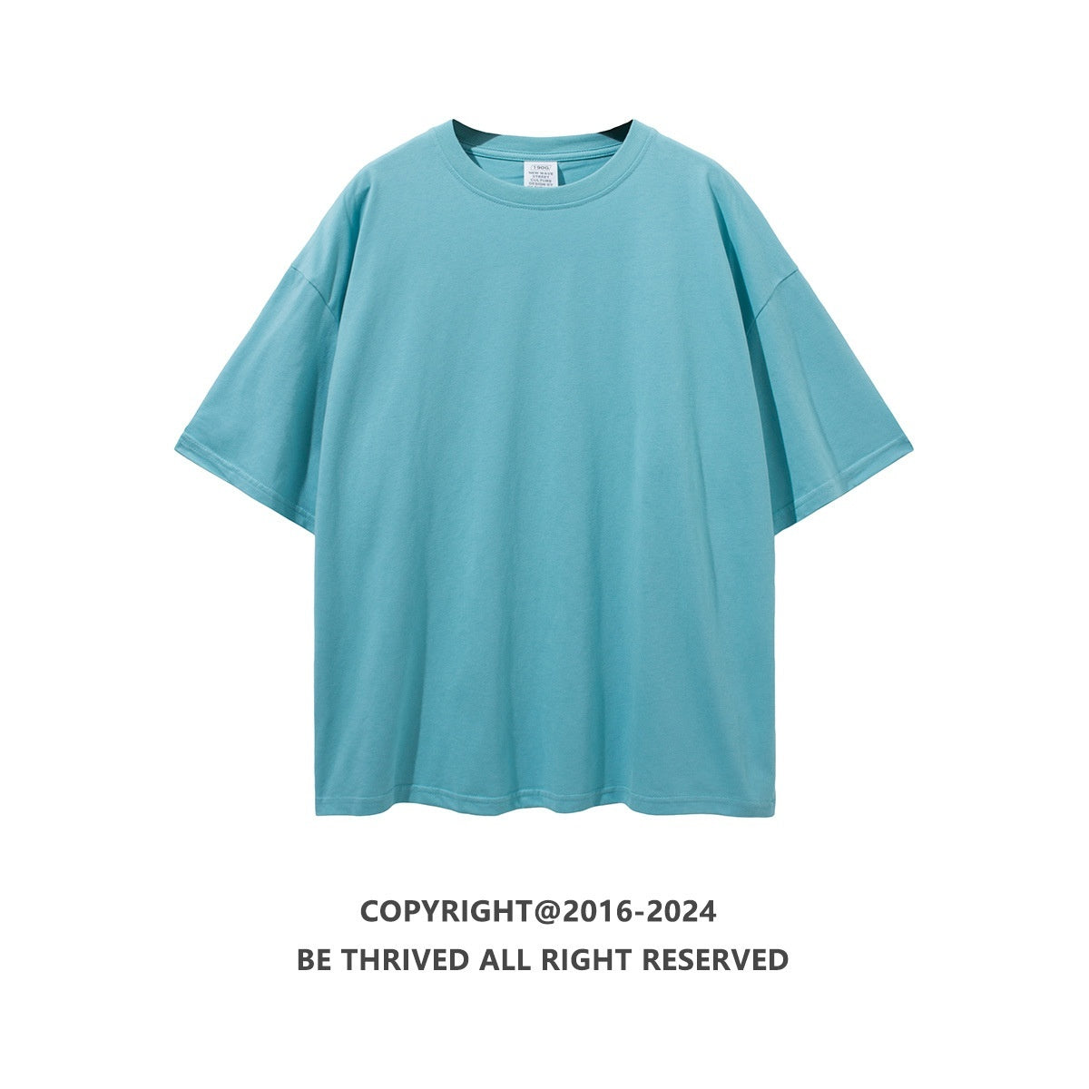 Loose Teen Solid Color Cotton Short Sleeve