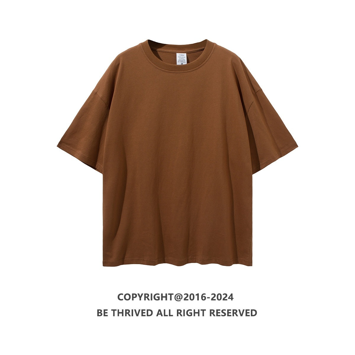 Loose Teen Solid Color Cotton Short Sleeve
